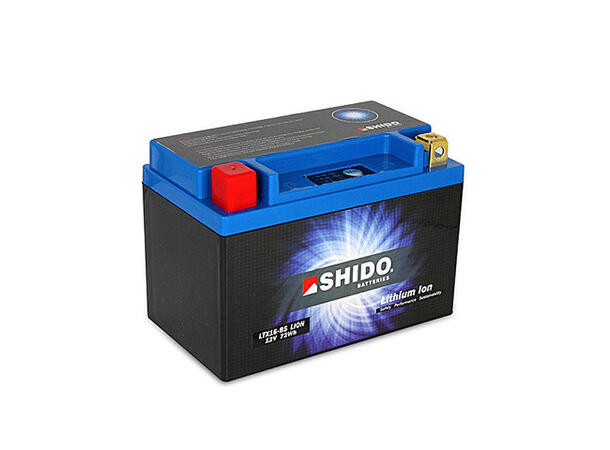 Shido LTX16-BS Lithium - 12V ATV/MC/Snøscooter Batteri